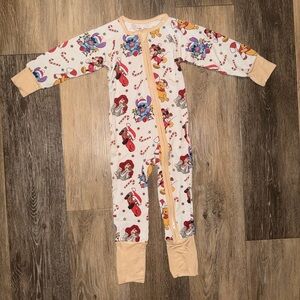 NWOT Joyful Kids Disney Christmas Bamboo Zippy (SLEEP)
